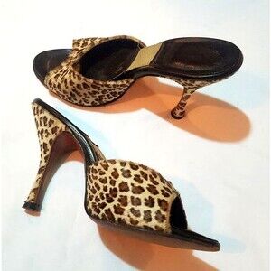 1950's High Heels, Springolators, Cheetah Leopard Animal Print, Sexy Pinup Girl